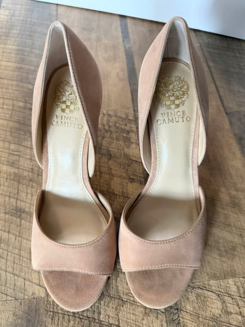 Vince Camuto D'Orsay Suede Heels - 9